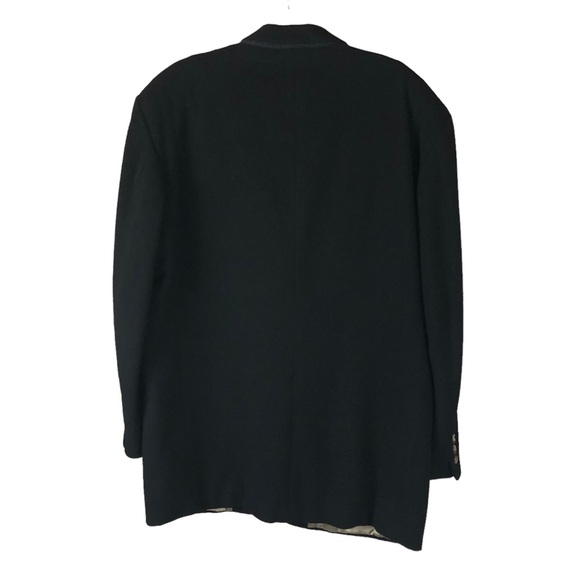 Men's Manuel Ritz Pipo Wool/Cashmere Black Single Breasted Blazer. Size 50 - Picture 2 of 16